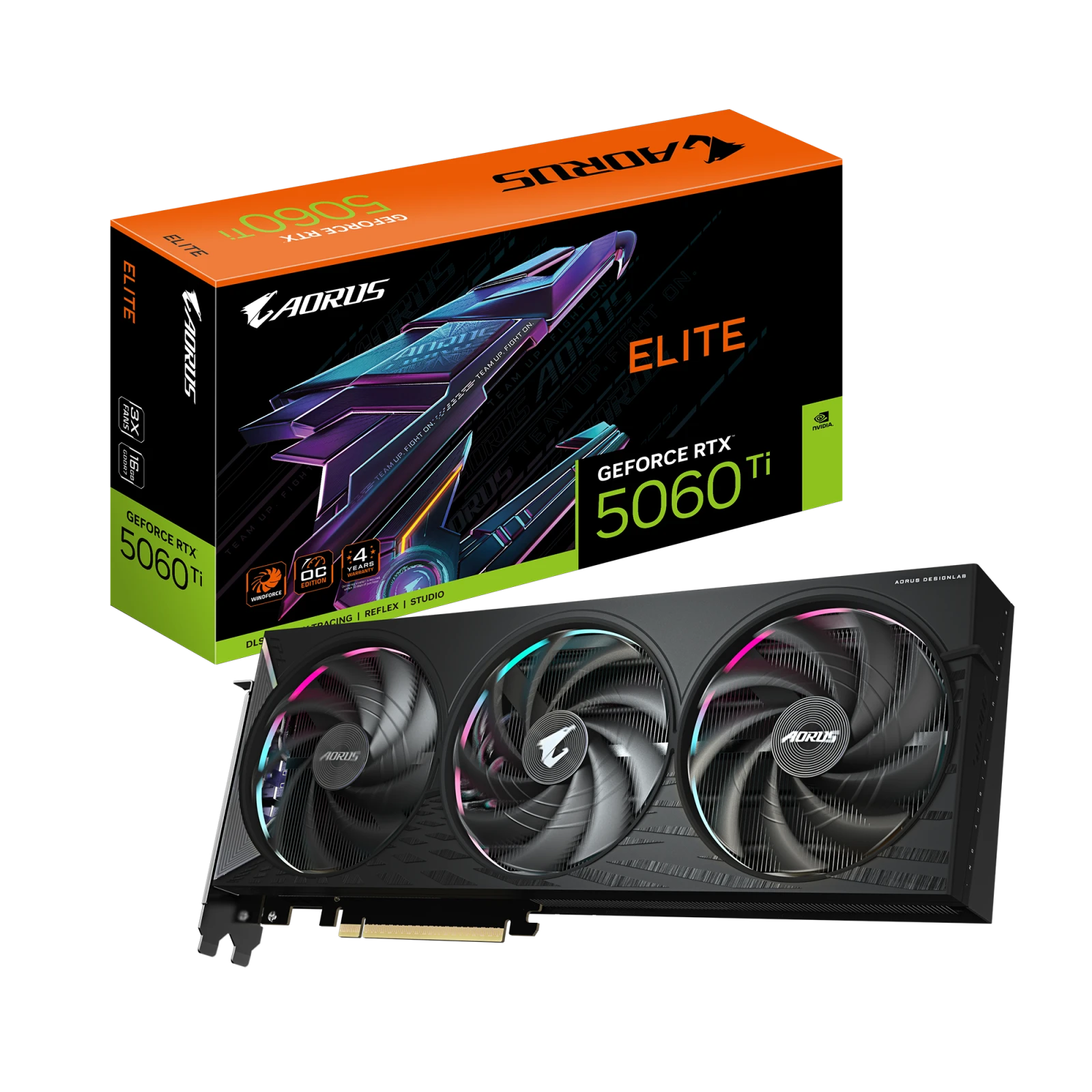 AORUS GeForce RTX 5060 Ti ELITE 16G